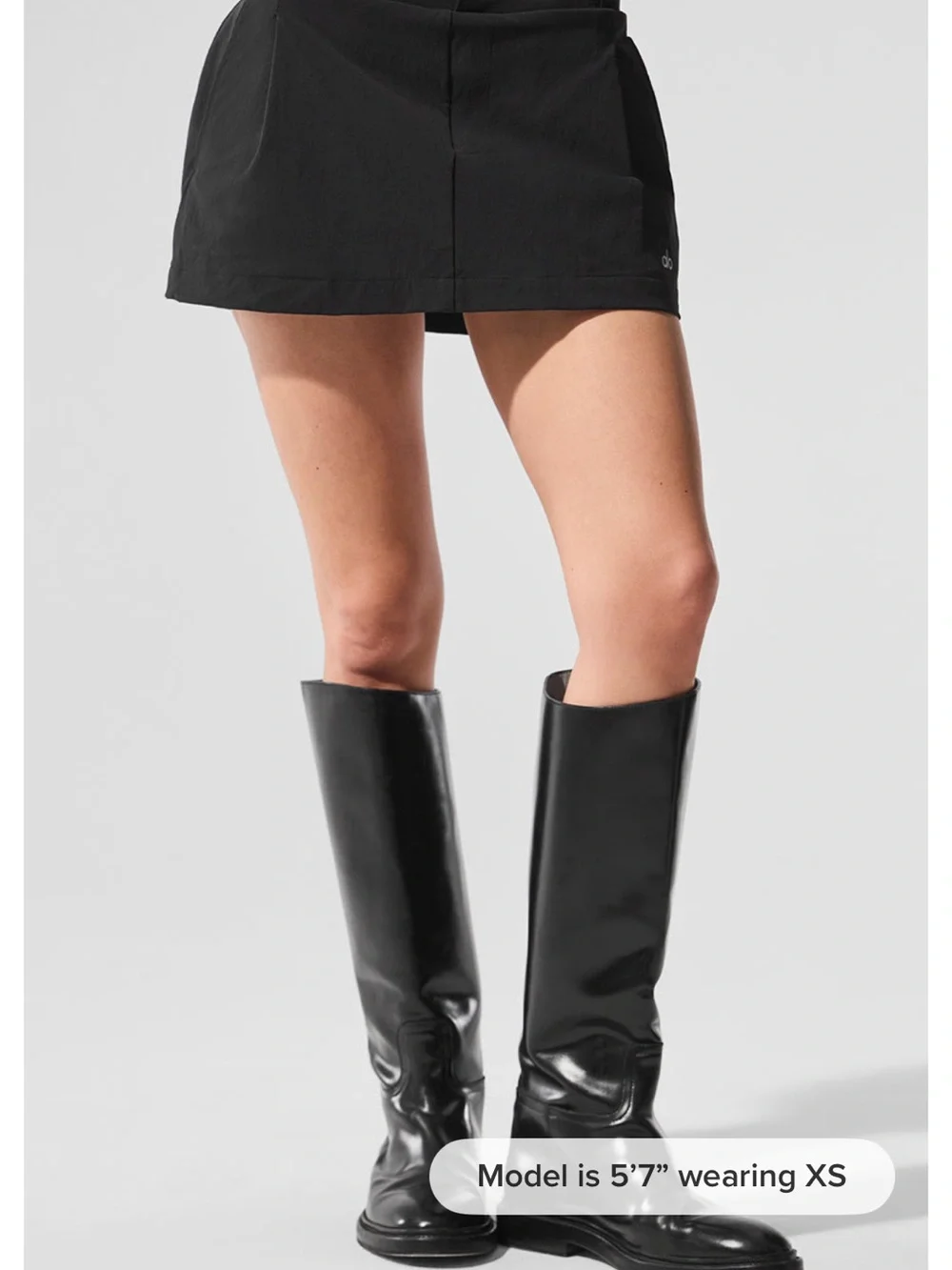 Alo Fan Club Mini Skirt in Black Size XS - BRAND NEW WITH TAG